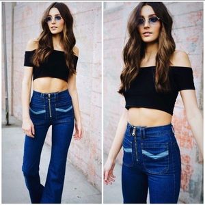 Revice Highwaisted Blair Flare Bell Bottoms
